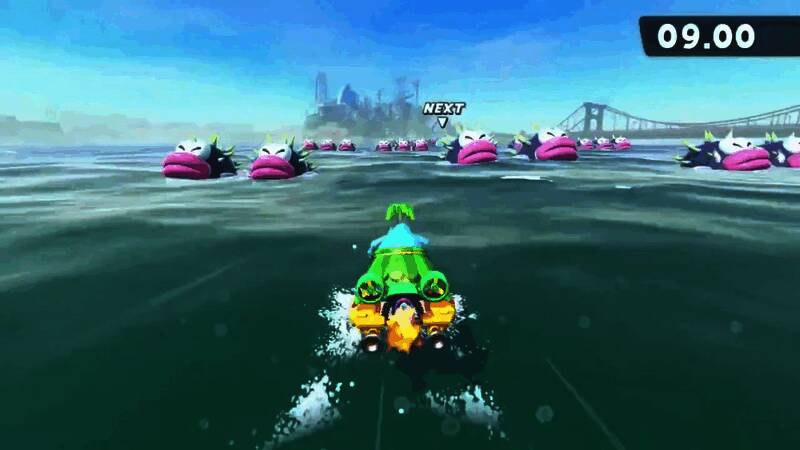 游戏内特技动作展示，空中翻转流畅自然