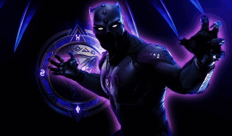 EA与漫威联合发布的声明内容截图，背景为黑豹角色形象
