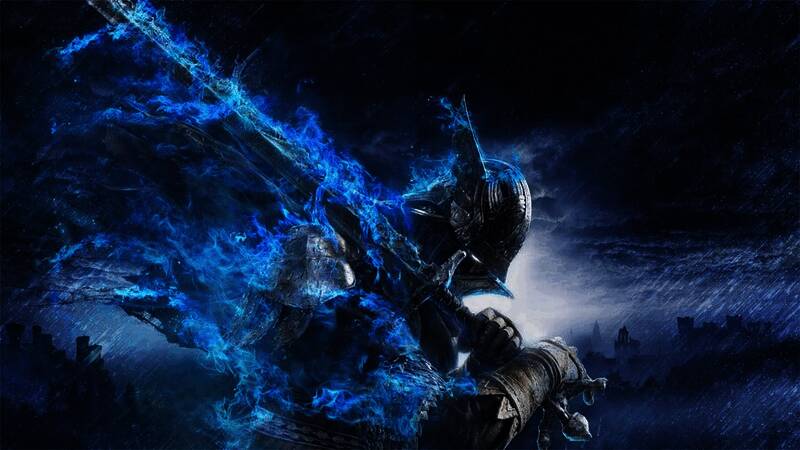 《艾尔登法环：黑夜君临》游戏战斗画面，角色与巨型Boss激烈对战