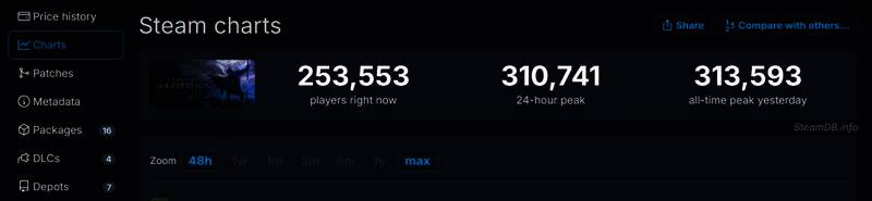 游戏内战斗场景截图，三名角色协同作战对抗巨型Boss