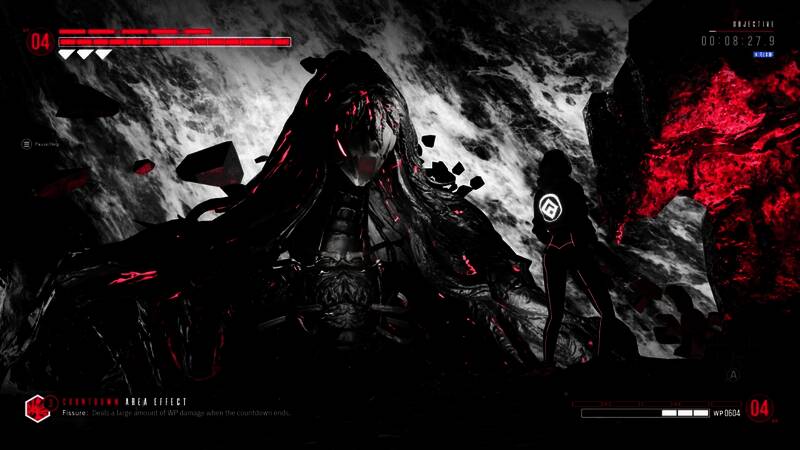 战斗场景激烈，艾琳正与未知生物对抗，特效华丽