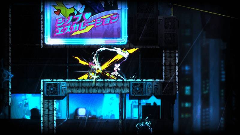 乔·武藏施展连招的动态画面，手绘风格细腻，动作流畅