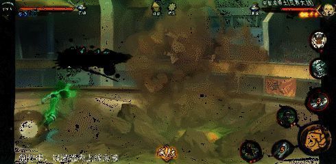 李洛克施展里莲华，空中多次瞬身踢击后重拳轰击敌人落地