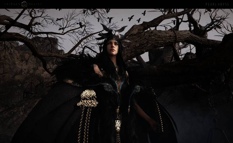 《红色沙漠》游戏封面，红色调为主，神秘战士背影与火焰特效交织