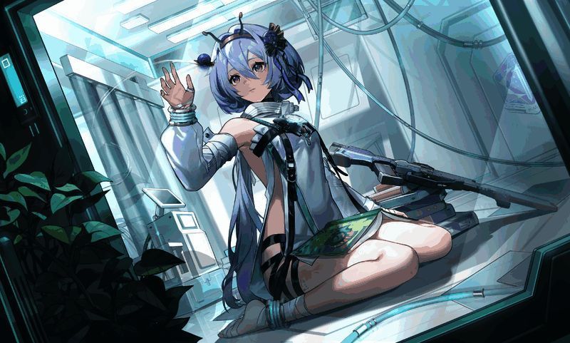 新角色忧雾形象展示，绷带缠绕、足环装饰的三无少女