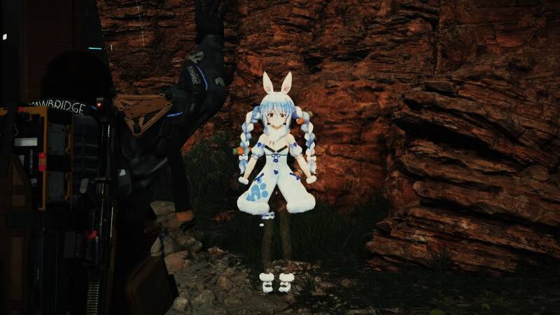 《死亡搁浅2》场景截图，展现高科技基地内部构造与角色互动细节