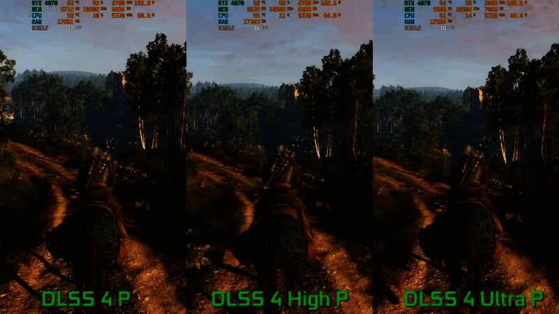 《巫师3：次世代》中DLSS 4画质细节对比