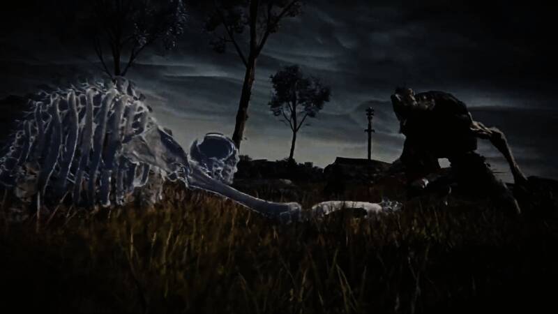 唤灵师挥舞镰刀进行近战攻击，战斗风格极具张力