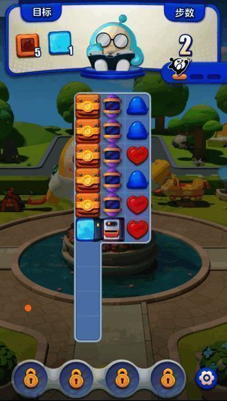 蛋仔滑滑游戏内角色与障碍物互动画面