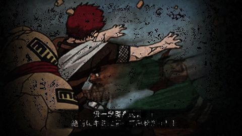 李洛克躺在病床上，神情坚定，迈特凯在一旁给予支持