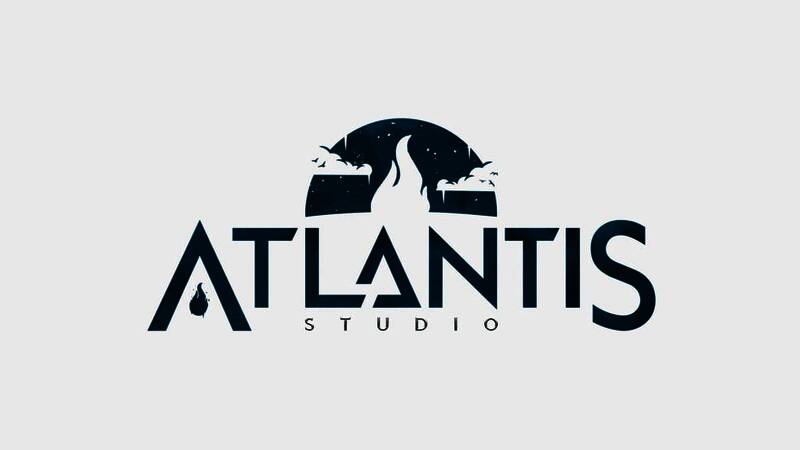 Atlantis Studio创始团队合影，背景为法国南部风景