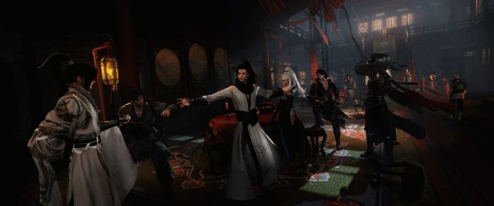 战斗系统演示，角色施展华丽技能