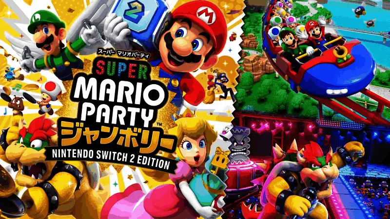 粉色角色在水上冲浪板上跳跃躲避障碍物，背景为阳光明媚的海岛风景