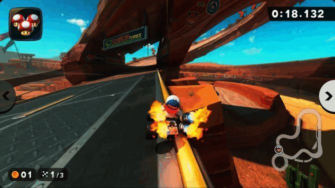 CM中出现的疑似反向赛道画面细节