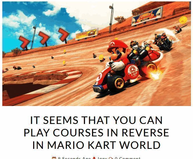 《马里奥赛车：世界》多人竞速对战场景截图