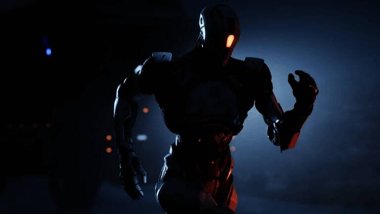 角色特写镜头，面部表情细节丰富