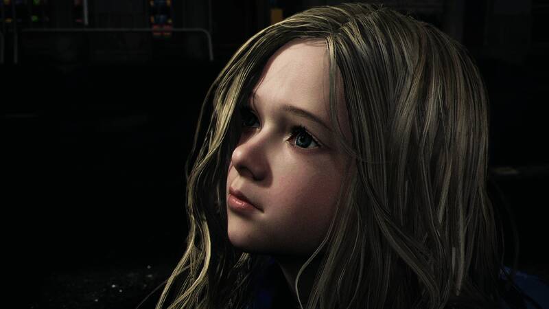 卡普空展台背景板，展示《虚实万象》标志性视觉元素