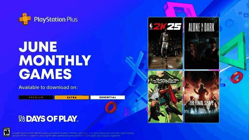 PlayStation Plus六月游戏封面合集展示