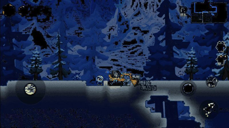 沙盒建造界面：玩家布置房屋与装饰物