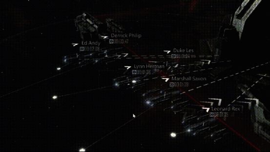 《无尽的拉格朗日》新增防卫舰队列队画面，数量明显增多，增强防御能力