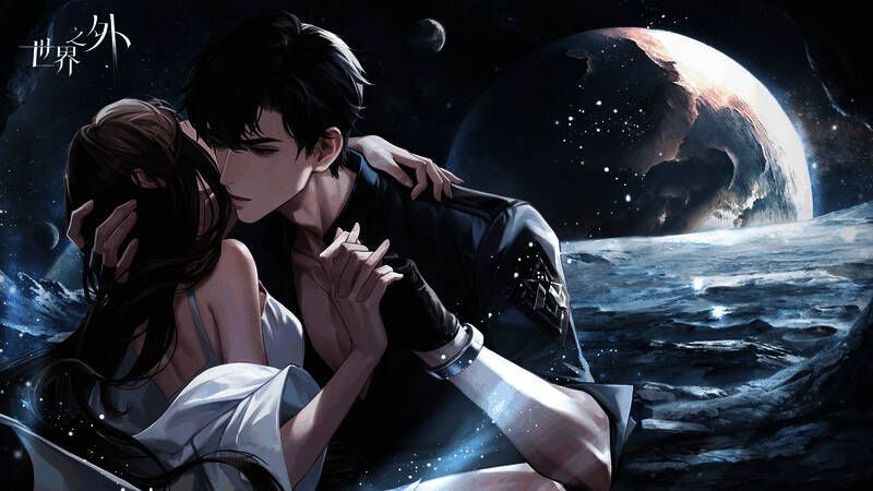 顾时夜战斗场景，手持能量武器，战斗氛围浓厚