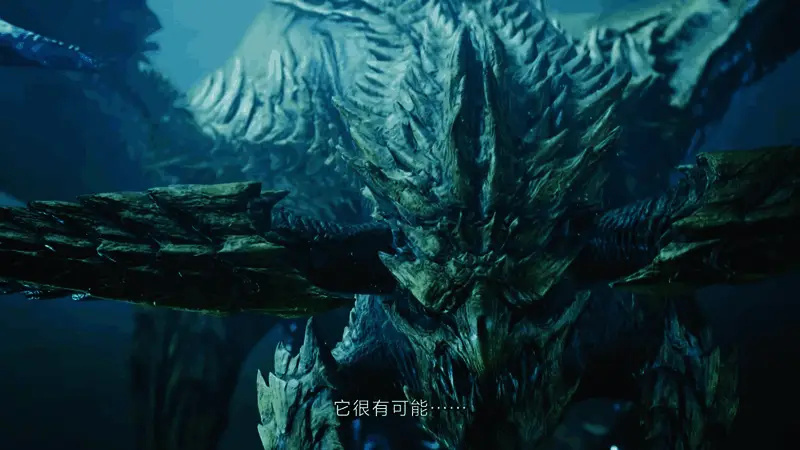 《怪物猎人：荒野》装备制作界面展示，猎人正在营地整理战利品和武器