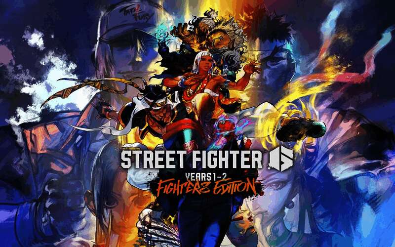 《街头霸王6》Switch2实体版包装正面展示，附带密钥卡和DLC兑换说明