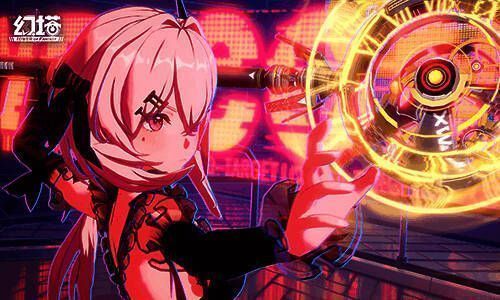 阿格蕾娅在电脑前学习网络技术，书本堆满桌面