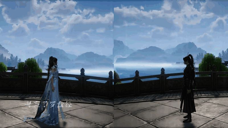 游戏中的山水画卷风格画面展现极致古风之美