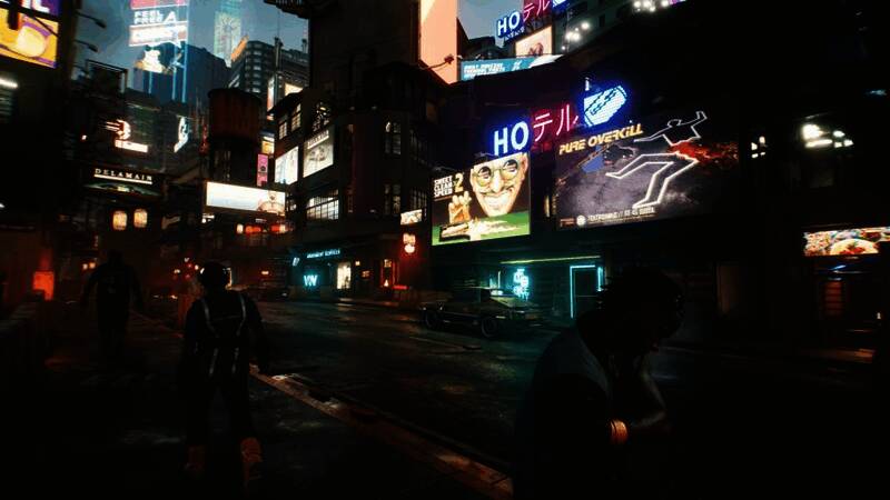 《赛博朋克2077》游戏中“罪与罚”任务相关场景截图