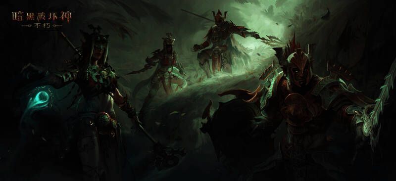 游戏中玩家在‘逐鹿森林’中激烈对战的画面，背景是茂密的丛林和紧张气氛