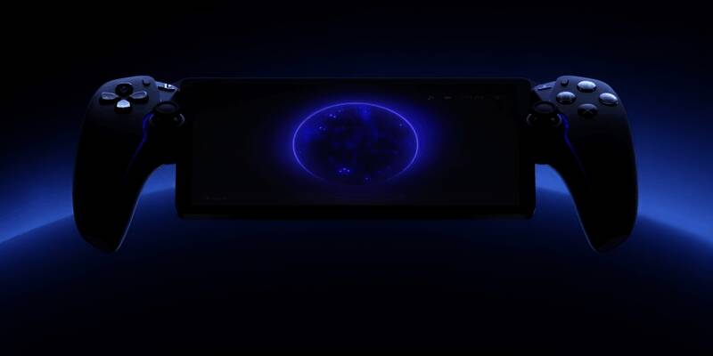 索尼次世代PlayStation掌机概念图，展示未来掌机外观与性能构想