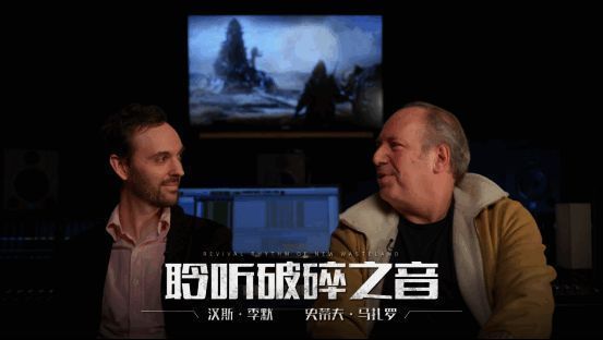 游戏原画设计稿，展现中式废土城市风貌