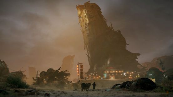 游戏世界观设定图，展示庞大故事背景与人物关系