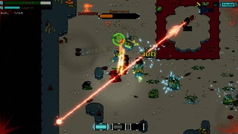 炮舰外交：预备装弹战斗场景展示机器人与外星异形激战