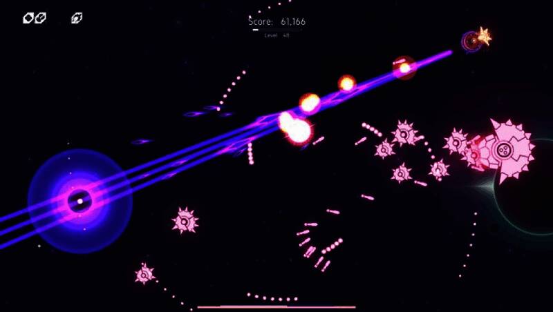 新星漂移太空战斗画面展示飞船进化与敌人激战