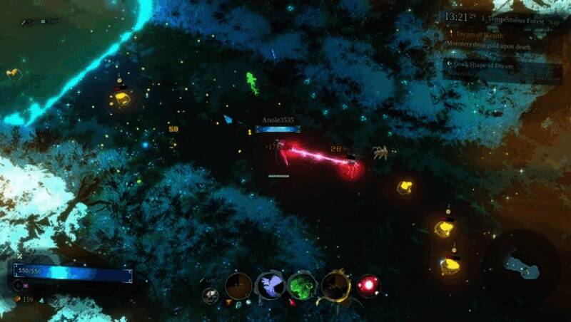 梦之形多人合作战斗画面展示角色技能与团队配合