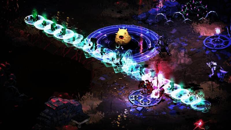 哈迪斯2战斗场景展示主角与泰坦激烈对决