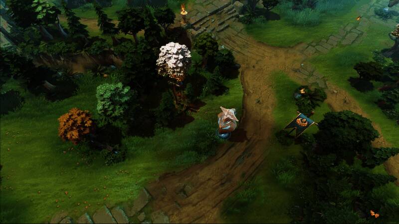 地图旧版与新版对比：中路高地结构优化