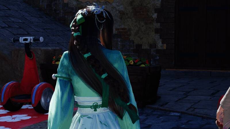 多人物同屏对比图，展现Mod对其他角色模型的影响效果