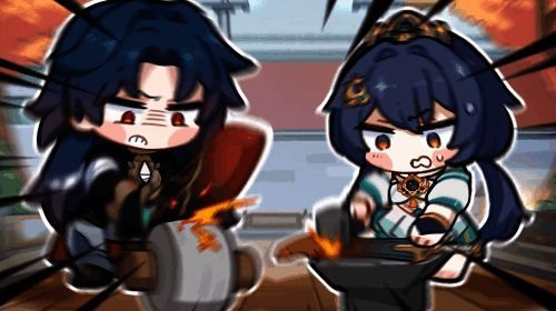 星铁玩家社区互动界面截图，显示热门二创话题与用户讨论热度