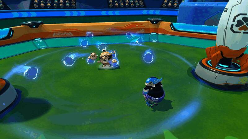 刺猬绷绷释放终极技能，八名幽灵伙伴围绕四周，共同对敌人发起围攻