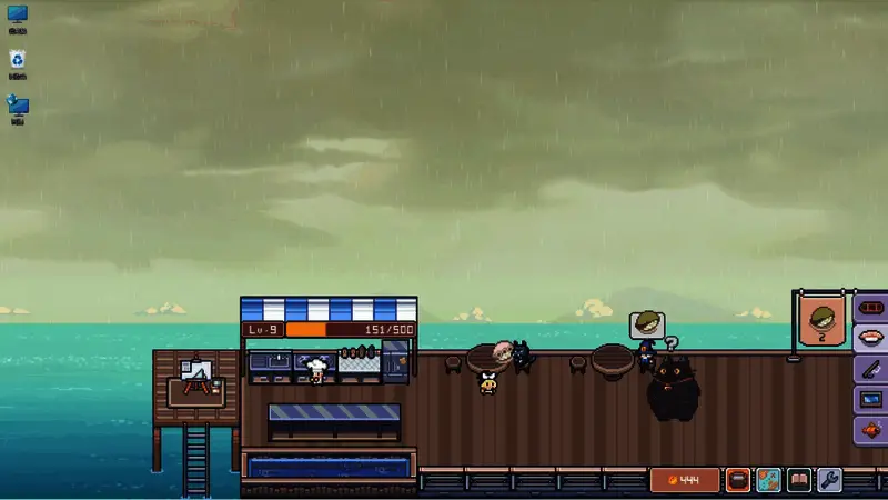 寿司店内景展示，各式各样的寿司摆放在餐桌上，背景是温馨的木质装饰墙