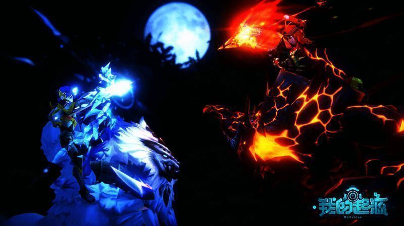 庆祝画面闪耀天空，起源星球上玩家聚集在一起享受节日氛围