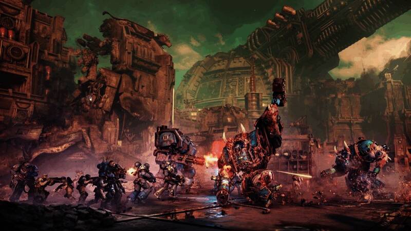 《战锤40K：星际战士2》围攻模式实机画面，帝国要塞防御战激烈上演