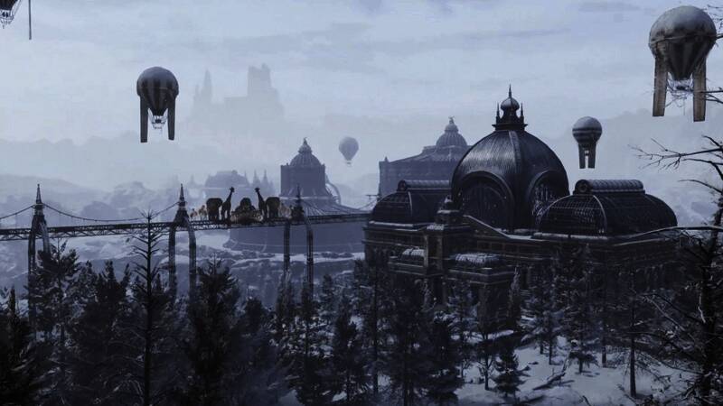 《匹诺曹的谎言：序曲》宣传图展示，标题LOGO悬浮于废墟之上