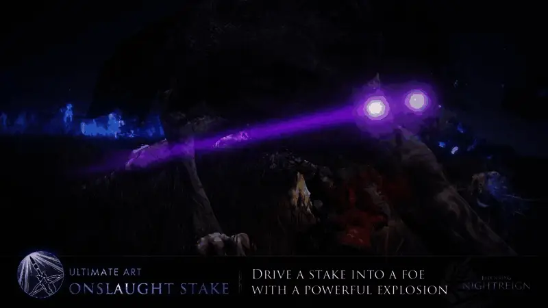 技能特效展示，追踪者周围环绕着能量波动与爆炸效果