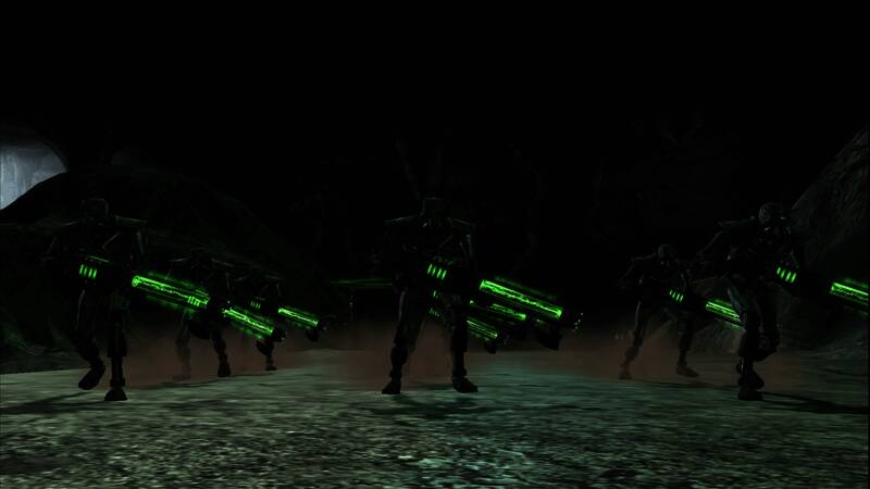 混沌势力召唤恶魔参与战斗的特效画面