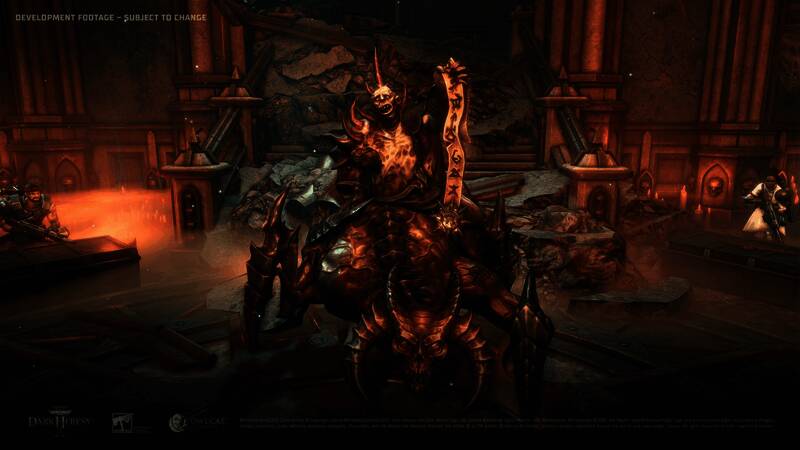 游戏内黑暗风格城市景观，光影效果逼真