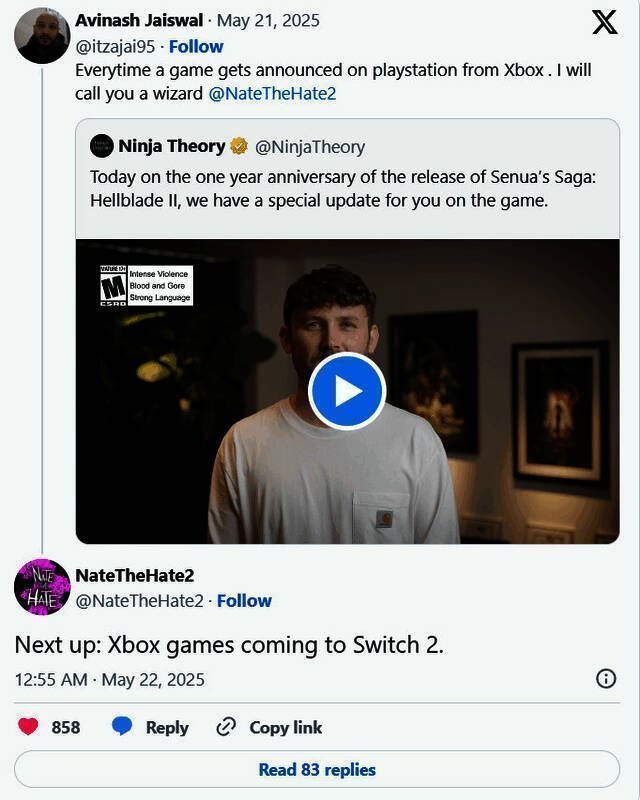 《盗贼之海》Switch版游戏界面截图，角色在海上航行